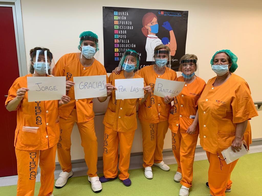 Gracias a todos los voluntarios contra el coronavirus