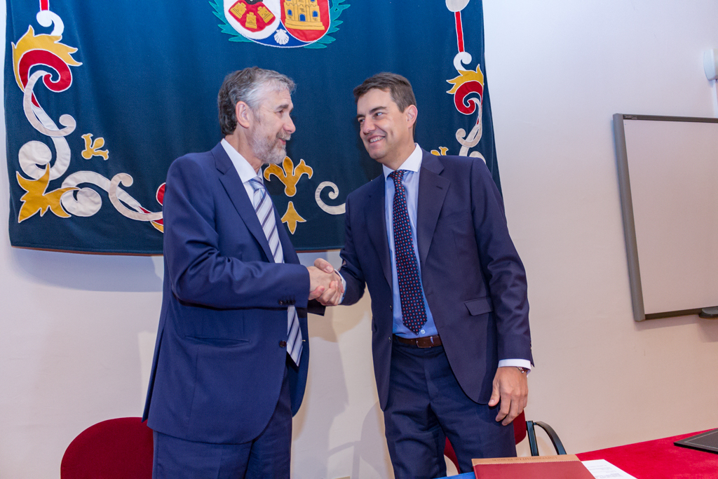Firma Convenio Fundación Villalar - Diego Herrera Carcedo/UBU