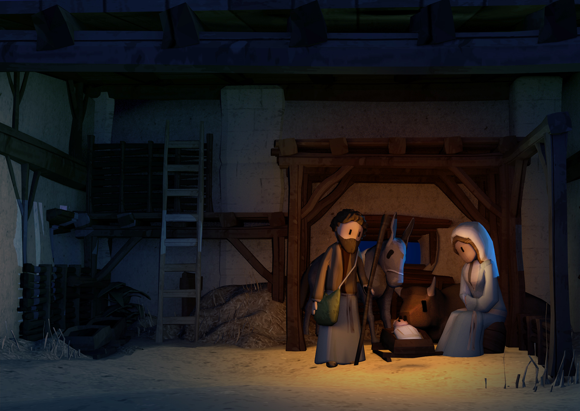 Portal de Belén virtual de la UBU