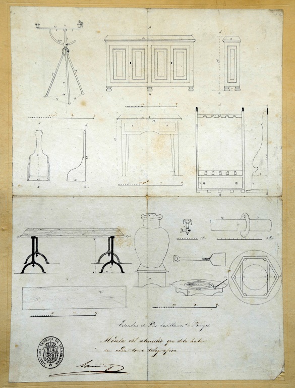 Mobiliario de las torres