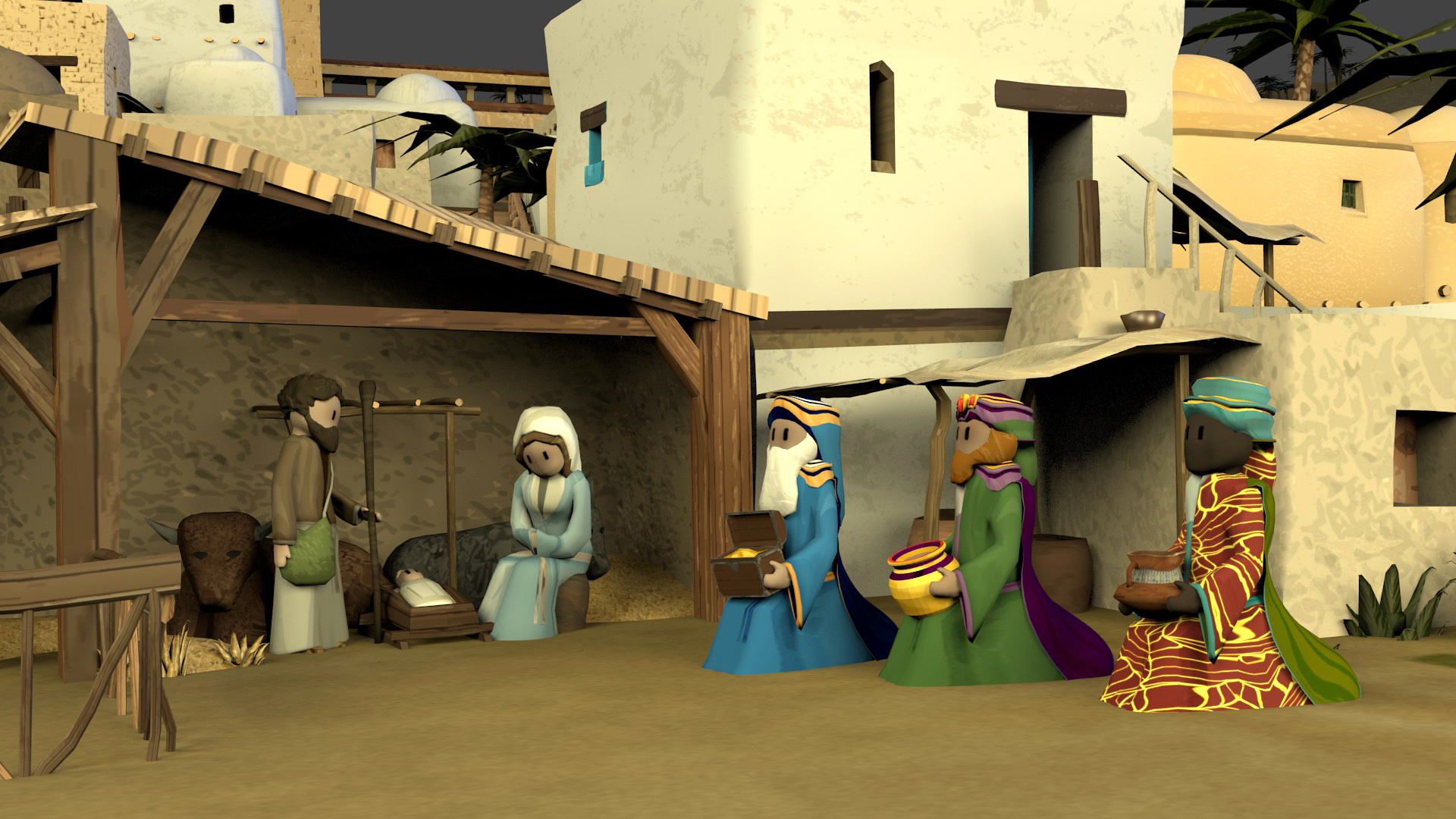 Un millar de personas visitan el Portal de Belén Virtual de la UBU 