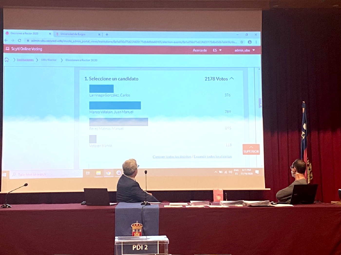 Elecciones a Rector 2020