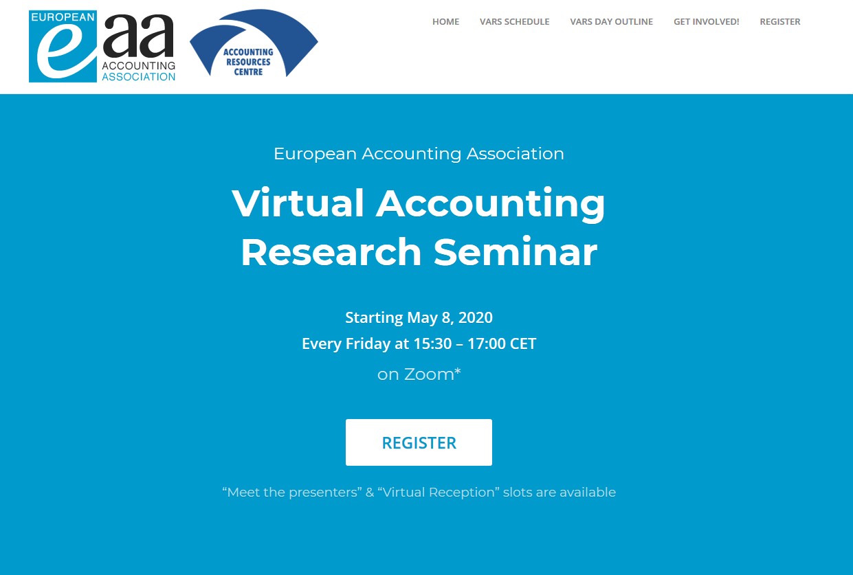 Virtual Accounting Research Seminar