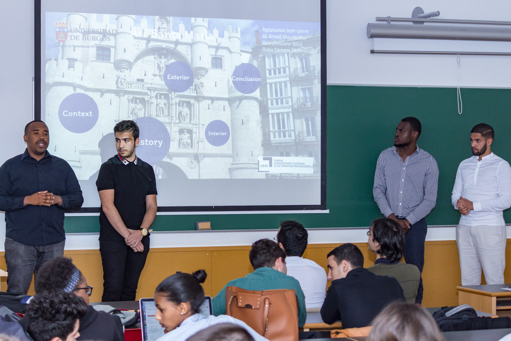 Visita alumnos franceses a la Escuela Politécnica (Milanera) - Diego Herrera Carcedo/UBU