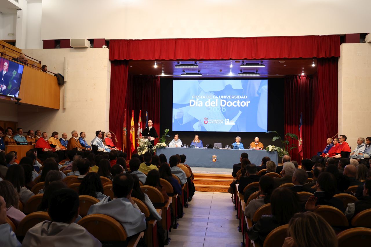 Intervención del rector magnífico de la Universidad de Burgos, Dr. José Miguel García