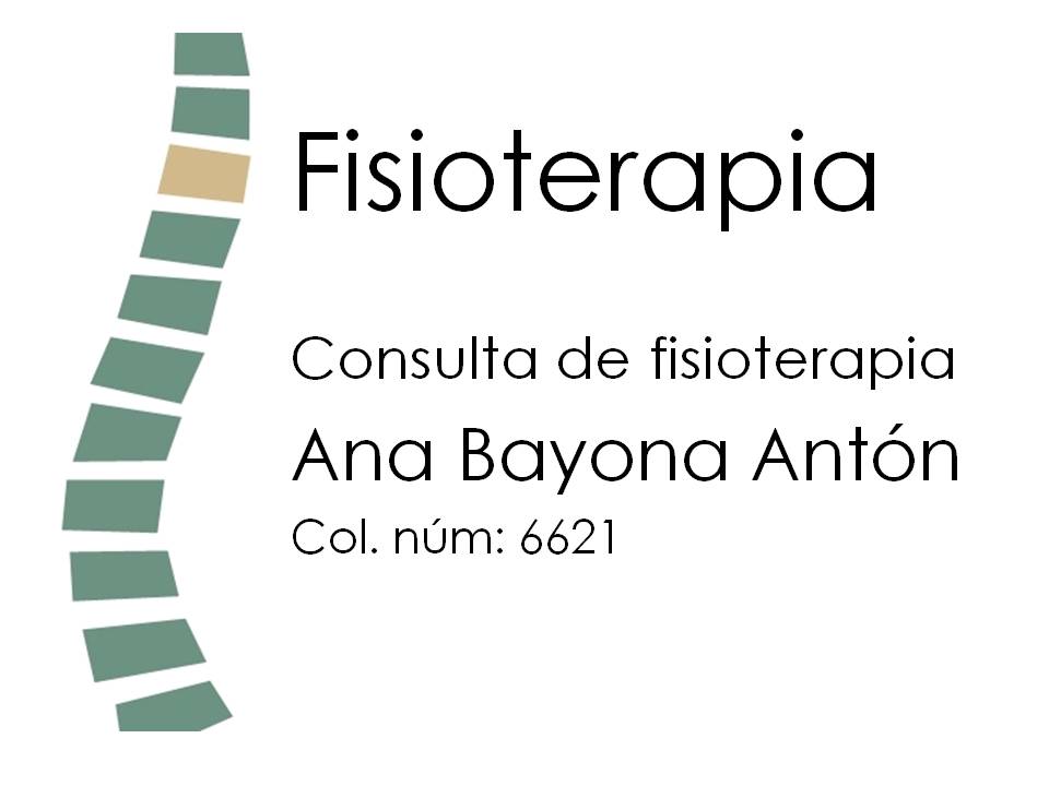 Consulta de Fisioterapia Ana Bayona Antón