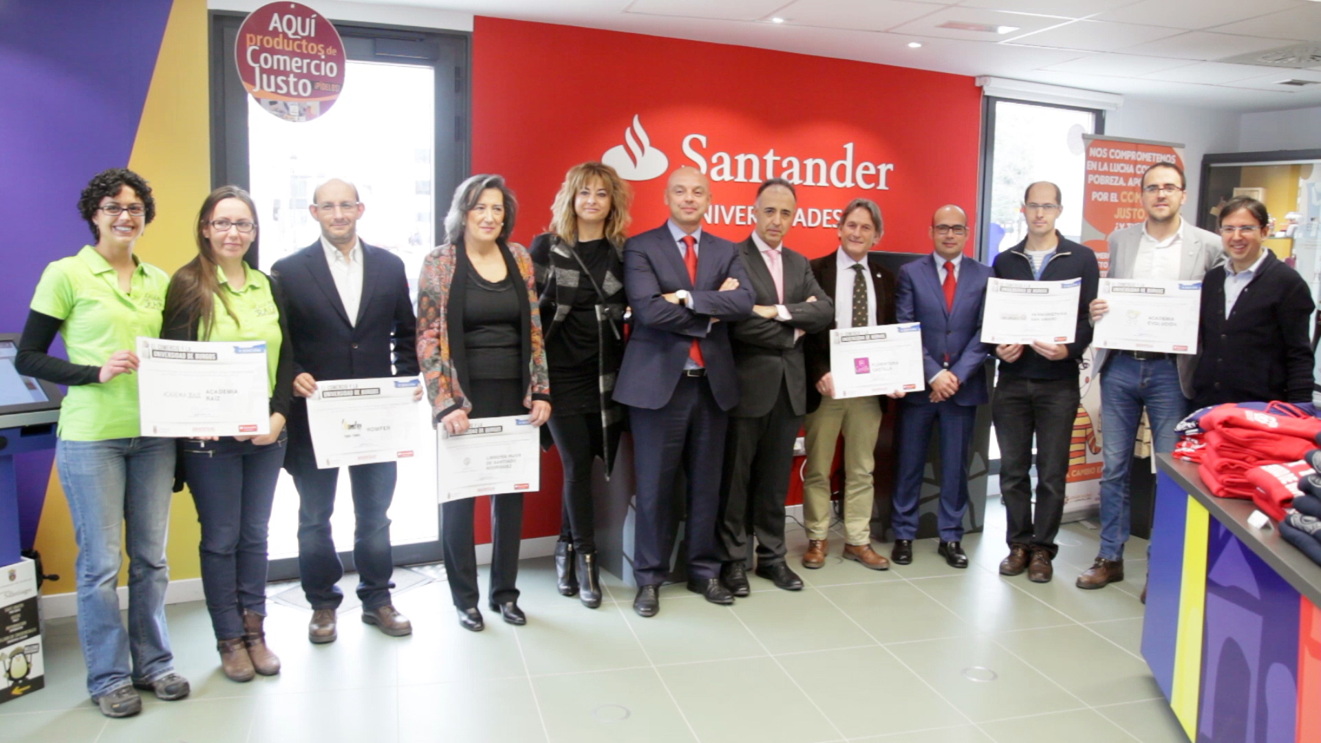 Foto Ganadores V Edición del Concurso El Comercio y la Universidad de Burgos