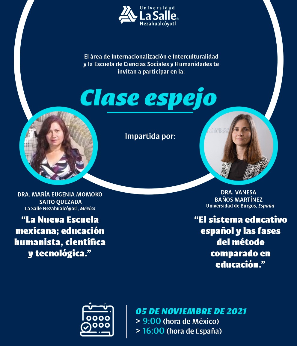 Clase Espejo entre UBU y Universidad La Salle (México)
