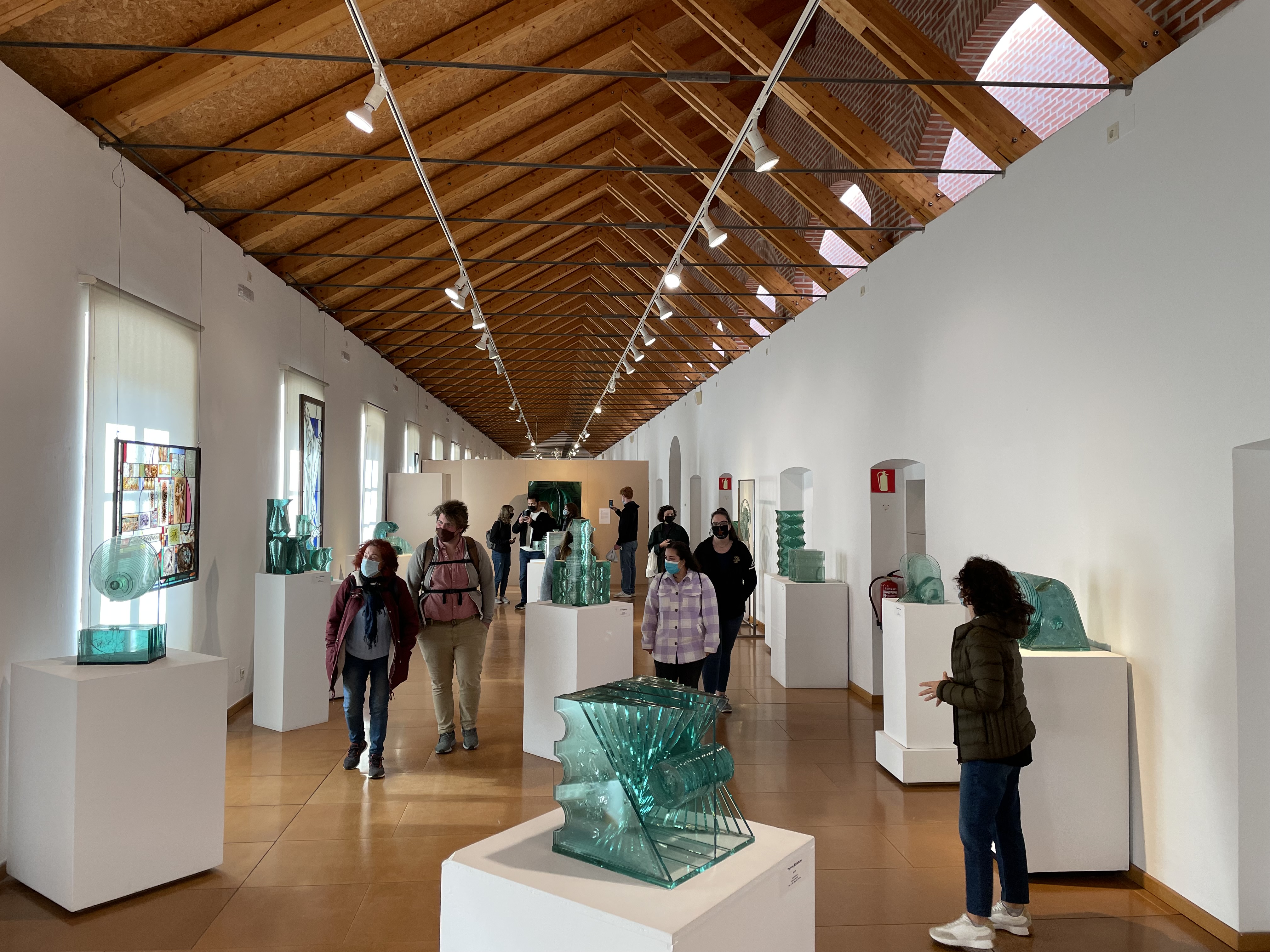 Exposición museo del vidrio