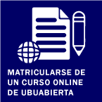 Matricularse de un curso online de UBUabierta