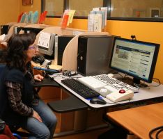 Equipo informático adaptado