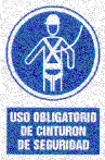 Uso obligatorio de cinturon de seguridad