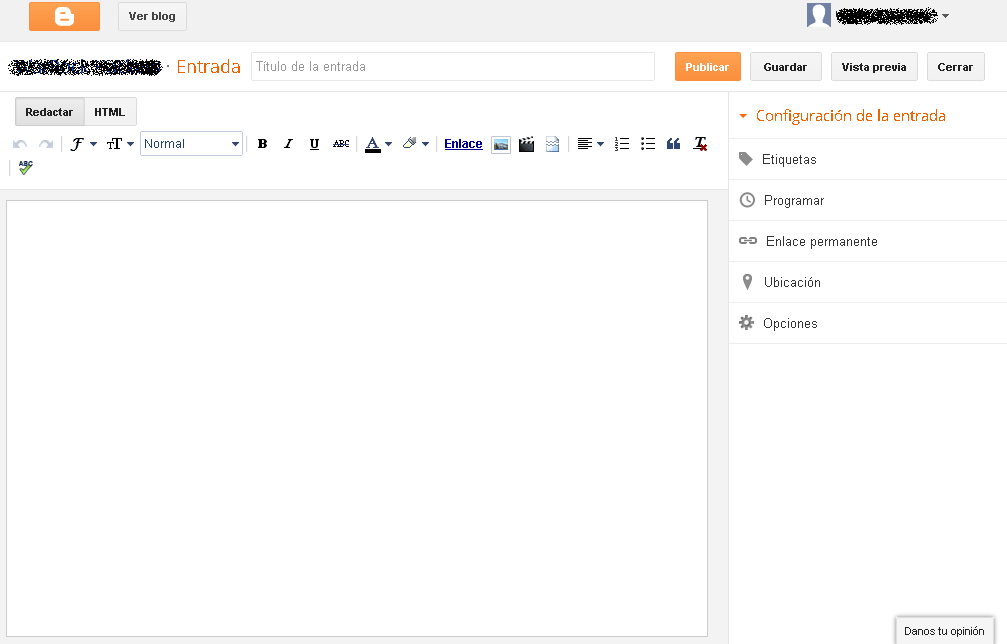 Vista previa de publicar
