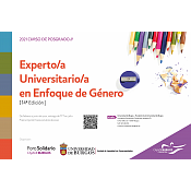 Cartel Experto/a Universitario/a en Enfoque de Género Cartel Experto/a Universitario/a en Enfoque de Género