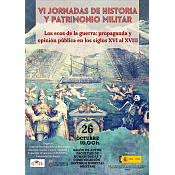CARTEL VI JORNADAS DE HISTORIA Y PATRIMONIO MILITAR