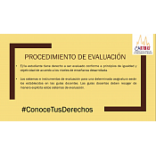 Procedimiento de Evaluación Conoce Tus Derechos: Procedimiento de Evaluación