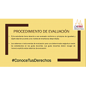 Conoce Tus Derechos: Procedimiento de Evaluación