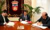 20140404Firma del acuerdo entre la Universidad de Burgos, el ITCL y ADETEL