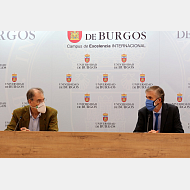 Firma del convenio de colaboración entre la Universidad de Burgos y el Club de Baloncesto Tizona 