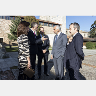 Visita del embajador de Italia al campus de la UBU