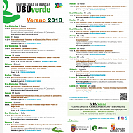 programacion UBUverde verano 2018