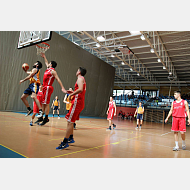 Trofeo Rector Castilla y León. Burgos 2020. Baloncesto masculino. Lance del partido.