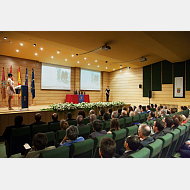 Salón de Actos en el Hospital Militar, Facultad de Humanidades y Comunicación y Facultad de Ciencias de la Salud