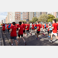 Carrera solidaria celebrada con motivo del 20 aniversario de la Universidad de Burgos