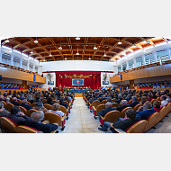 Vista general del Aula Magna en la inauguración del curso