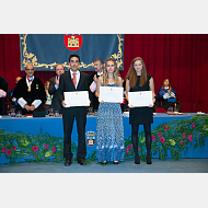 CLARA PÉREZ CORNEJO, MARÍA DÍEZ MARTÍNEZ Y ANDRÉS DÍAZ PORTUGAL