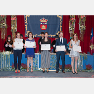 Silvia Núñez Alonso, Carolina Granados Muñoz, Vanessa Marina Cuevas, Marcos Ibáñez Llorente y María Antón Merino