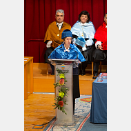 Intervención de la doctora honoris causa por la Universidad de Burgos, doctora Margarita Salas Falgueras