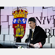 Gratulatoria del rector magnífico de la Universidad de Burgos,Dr. Manuel Pérez Mateos