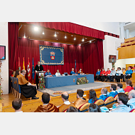 Intervención del rector magnífico de la Universidad de Burgos, Dr. Manuel Pérez Mateos