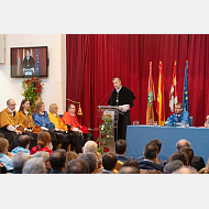 Intervención del rector magnífico de la Universidad de Burgos, Dr. Manuel Pérez Mateos