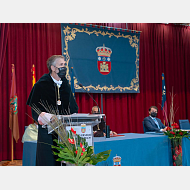 Intervención del rector de la Universidad de Burgos, Dr. Manuel Pérez Mateos
