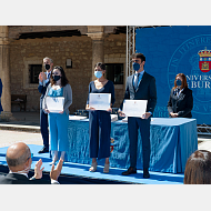 Laura Armas Junco, Cristina López Alfonso y Alejandro Cristóbal Herrero