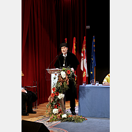 Gratulatoria del rector Manuel Pérez Mateos