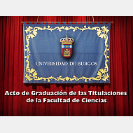 Acto de Graduación de las titulaciones de la Facultad de Ciencias. 2015