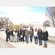 In front of Human Evolution Museum