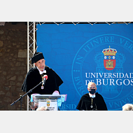 Intervención del rector magnífico de la Universidad de Burgos, Manuel Pérez Mateos