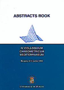 Imagen de la publicación: Abstracts Book. IV Colloquium chimiometricum mediterraneum
