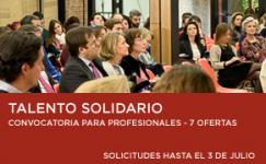 Cartel Talento Solidario