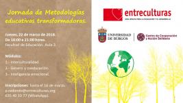 Cartel Jornada "Metodologías Educativas Transformadoras"