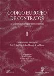 Imagen de la publicación: Código europeo de contratos. Comentarios en Homenaje al Profesor D. José Luis de los Mozos