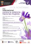 Cartel Día Internacional contra la violencia hacia las mujeres