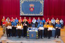 Dr. Álvar Arnaiz, Vicerrector, Dra. Clara Pérez, Rector, Dr. Rodrigo Melgosa, Vicerrectora, Dra. Mercedes Luque, Director E.D.