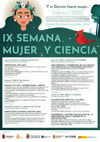 IX Semana mujer y ciencia " y si Darwin fuera mujer ..."